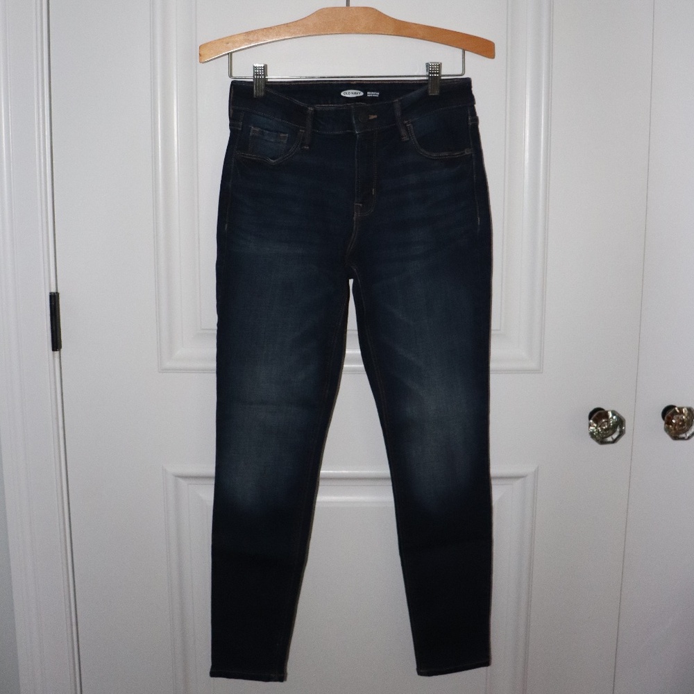 Old Navy Dark Wash Skinny Jeans | Rockstar Super Skinny